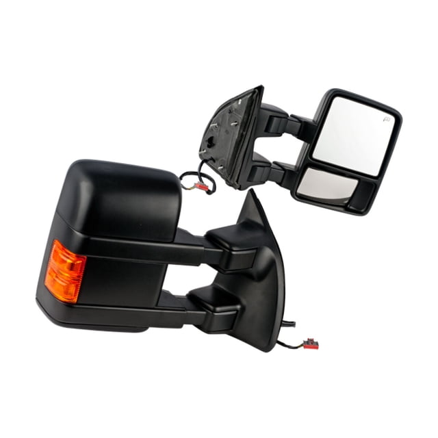 Espejo F-550 Super Duty 2008 A 2016 Ford Der Elect C/Desemp C/Direcc. Generica Negro Derecho