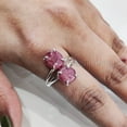 thumbnail image 2 of AAA Natural Ruby Ring, Rough Ruby Gemstone Ring, July Birthstone, Hippie Ring, 925 Sterling Silver, Womens Ring, Christmas, Thanksgiving, Handmade, Statement Jewelry, Raw Gemstone Jewelry, 2 of 6