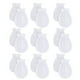 thumbnail image 1 of Guantes Para Recién Nacidos, Manoplas Antirrasguños Para Niños Y Niñas De 0 A 6 Meses, 9 Pares, Blancos, 1 of 7