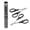 Black, variant on YAHHU Universal RC Curved Scissors Kit 0-14mm RC Car Hole Puncher Accessories for Remote Control Car Drone Boat Helicopter Tank Silver Model Repair Tool Set