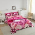 thumbnail image 3 of Disco Ball Comforter Set Funky Coquette Pink Mirrorball Bedding Twin Size, Western Cowgirl Beddong Comforter Sets Leopard Print Southwestern Hat Quilt Modern Art Preppy Room Decor 2Pcs, 3 of 6