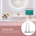 thumbnail image 4 of unbranded Organizador De Toallas Montado En Pared En Color Plata Para Con Moderno Y Resistente, 4 of 8