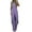 Purple, variant on Baberdicy Women's 2 Piece Trendy Outfits 7 Colors Mature Women Suit Suit for Women Summer Slit Sleeveless Loose Blouse and Wide Leg Pants Set 2023 Fashion Trending Now Sweatsuits Beige S-4Xl