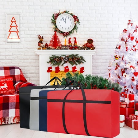

BINGTAOHU Christmas Tree Storage Bag Waterproof Christmas Storage Containers Heavy Duty Storage Container Christmas Tree Storage Bag-35.5x19x11 Inch Christmas Tree Christmas Items Bag