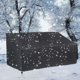 thumbnail image 5 of Funda para banco de jardín de 3 plazas, tela Oxford impermeable y transpirable, funda para muebles de jardín, 5 of 5