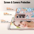 thumbnail image 5 of Case for Samsung Galaxy Note 20, Clear Floral Pattern Designed Shockproof Protective Phone Case, Thin Cover for Samsung Galaxy Note 20, 5 of 14