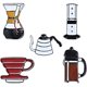 thumbnail image 1 of Coffee Pins for Decoration 5Pcs Alloy Coffee Cups Brooches Clothing Lapel Pins, 1 of 4