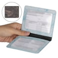 thumbnail image 3 of Fashion Slim Minimalist Wallet PU Leather Holder Wallet Short Purse Black, 3 of 8