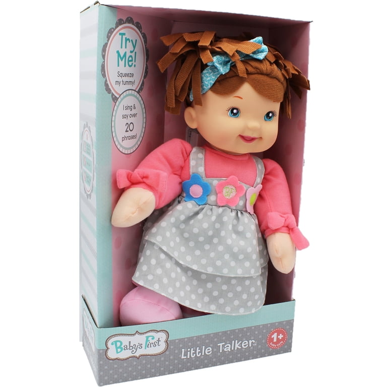 Baby's First Little Talker Brunette Doll, 20 Phrases photo 2