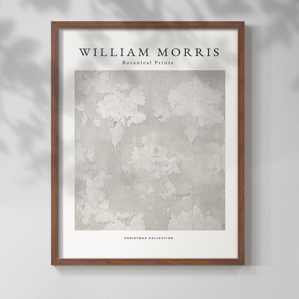 Vintage Abstract Print X - 10in. x 8in. Vintage Framed Print in Walnut Wood Frame