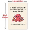 thumbnail image 2 of Tarjeta de Felicitación BENNLOOS Pulpo Divertido para el Día de San Valentín, 2 of 6