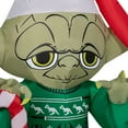 thumbnail image 3 of Yoda Wearing an Ugly Christmas Green Sweater, 3.2 Feet Tall, 3 of 6