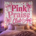 thumbnail image 2 of Moon Stars Praise with Club Below Exactly Pale, Mystical Fantasy for Space Lovers, Galaxy Room Decor, Valentine'S Day Gift, Tapestry Wall Hanging for Bedroom and Dorm, 2 of 7