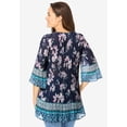 thumbnail image 2 of Woman Within Plus Size Embellished Pleated Blouse, 2 of 6