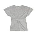 thumbnail image 2 of bar III Womens Twist Front Basic T-Shirt, Metallic, Large, 2 of 2