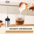 thumbnail image 5 of Milk Frother Handheld Coffee Electric Whisk, USB Rechargeable Foam Maker Bubbler Egg Beater for Hot Chocolate, 5 of 9