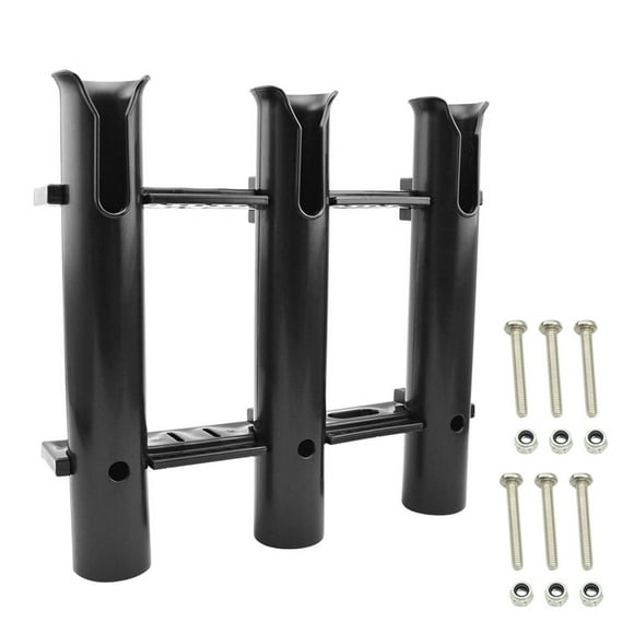 Support de Canne à Pêche Portable Supports de Canne Détachables en Nylon Plastique Supports de Canne Rail Pince Support de Rangement pour Pinces à Leurres