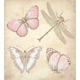 thumbnail image 3 of Ambesonne Abstract Duvet Cover Sets, Retro Butterflies Bugs, 2-Queen, Pale Pink and Pale Grey, 3 of 7