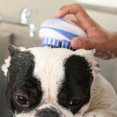 thumbnail image 4 of Handheld 2-1 Ducha mascota Cepillo Cepillo Cabello corto Cabello con Dispensador Masajeador de Lavado Pequeño Desmierte Accesorios Accesorios Azul, 4 of 7