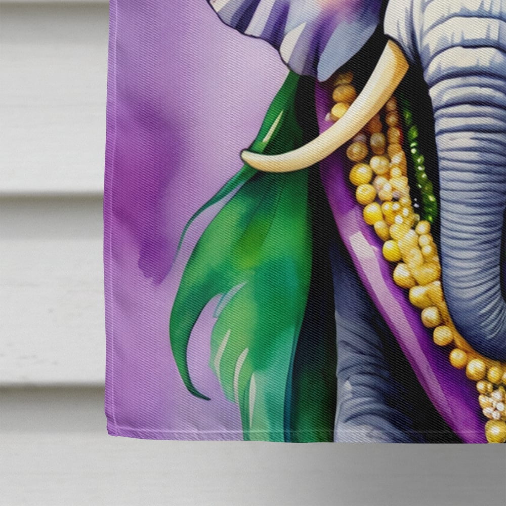 Elephant King of Mardi Gras House Flag 28 in x 40 in