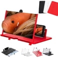 thumbnail image 1 of Loupe d'Écran Version la Plus Récente, Loupe pour Téléphone Intelligent 2026, Loupes pour Téléphone Intelligent 3D HD de 10-12 Pouces avec Support pour Téléphone Cellulaire, pour Regarder des Films et des Vidéos, Tous les Téléphones Intelligents, 1 of 7
