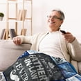 thumbnail image 2 of Fathers Day Blanket Gifts for Father in Law, Father in Law Birthday Gifts, Father in Law Gift from Daughter in Law, Father in Law Gifts for Wedding Day Christmas Throw Blanket 60"x50", 2 of 6