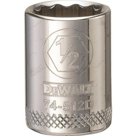 

0.5 in. 12 Point Socket - 0.37 in. Drive