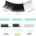 thumbnail image 3 of Extensiones de Pestañas PRO LASHBEAUTY Easy Fan D-0.05-9-16, 3 of 9