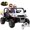 Black, variant on Aosom 2 Seater Ride on Car, 12V 7AH Ride on Dump Truck Kids UTV, Red