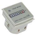 thumbnail image 4 of Contador De Horas, Contador De Horas De Alta Precisión Montaje Integrado 220-240V 0.3W Con Indicador Para Generadores Para Compresores, 4 of 7