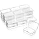 thumbnail image 1 of 24 paquetes de recipientes pequeños de plástico transparente SATINIOR con tapa con bisagras para gua, 1 of 6