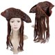 thumbnail image 2 of Pirate Hat Beaded Dreadlocks for Pirate Costume Accessories Ormromra WRLF-722, 2 of 6