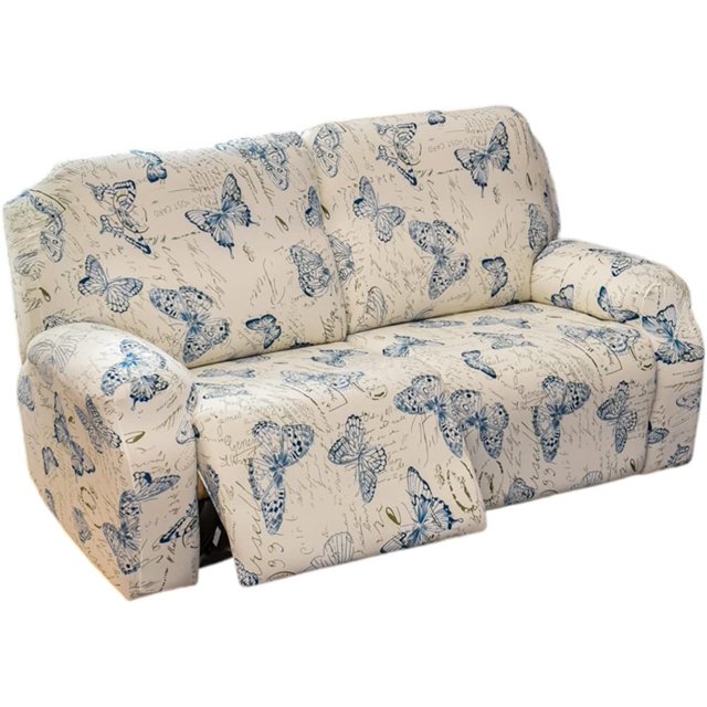 Recliner Slipcovers -Pieces Lazyboy Recliner Covers Recliner Couch Covers Recliner Chair Cover Non Slip Reclining Slipcovers with Storage Pockets Furniture Protector for Living Room