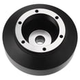 thumbnail image 1 of 6 Hole Steering Wheel Short HUB Adapter, Black Steering Wheel Hub Adapter With Wiring Harnesses For Ralliart, 1 of 8