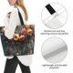 thumbnail image 3 of Fotbe Floral Dreamcatcher Elegance Bolsa Tote Estética de Lona con Estampado para Mujer - Bolsa Reutilizable de Hombro Casual para Vacaciones, Compras, Trabajo y Gimnasio, 3 of 8