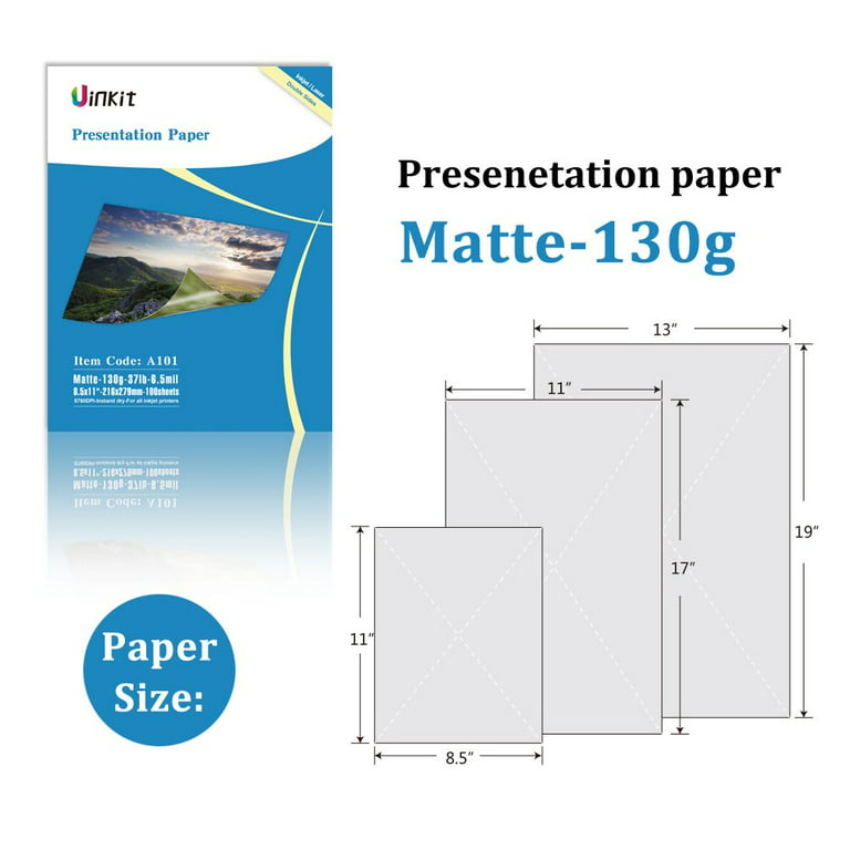 24x 100' 35 lb. Matte Presentation Paper, Makepeace