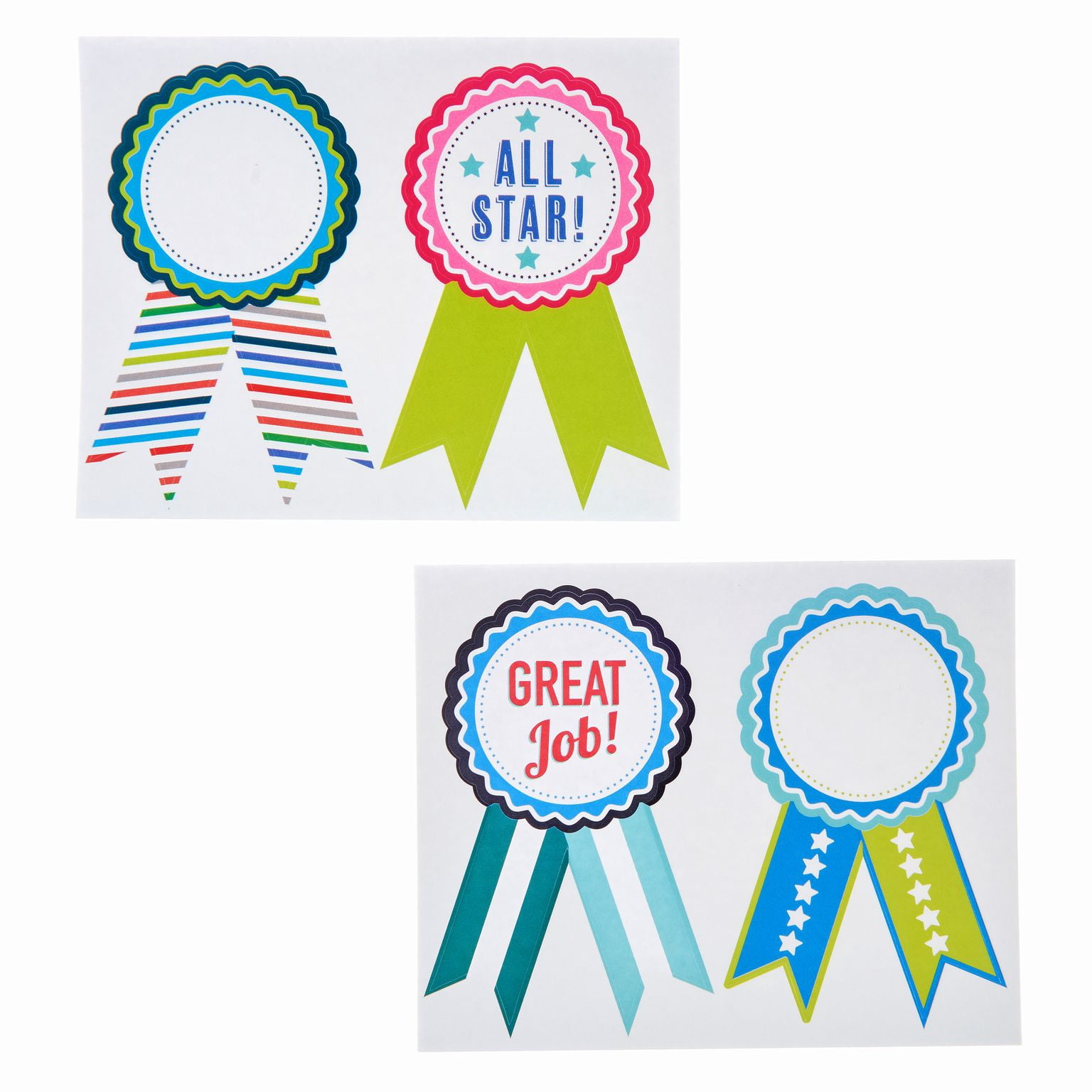 (4 pack) Gartner Studios "Great Job" Certificates, Unisex, Paper Recognition Awards, 20 Pack