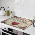 thumbnail image 5 of Stove Top Cover for Electric Stove, 20x28 Inch Polyester Glass Cooktop Protector with The Kitchen is My Happy Place Heart Design, for Kitchen Decor & Daily Use, 5 of 7