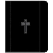 Zippered Padfolio Tablet Case Universal Fit: Debossed Cross (Other)