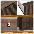 thumbnail image 6 of Blotout Fluted 9 Drawers Dresser for Bedroom, 63'' W Chest of Drawers with Power Outlet&Metal Handle, Fluted Fronts, Modern Dresser TV Stand, Wood Clothes Storage Organizer for Living Room, Hallway, 6 of 9