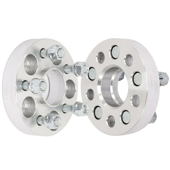 CCIYU 2Pc 25mm (1.0") 5x100 to 5x100 Hubcentric Wheel Spacers 57.1mm 12x1.5 Studs 1" fit for 1985-1989 for Pontiac Sunbird Grand Am for Dodge Lancer Daytona for Chrysler Lebaron