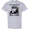 thumbnail image 3 of Inktastic Cool Grandpas Drive Golf Carts T-Shirt, 3 of 5