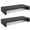 Black-2 Pack-20 inch, variant on 20 Inch Wood Monitor Stand Riser Wooden Desktop For Pc/tv/laptop/printer Cozy With Storage Computer Space-saving