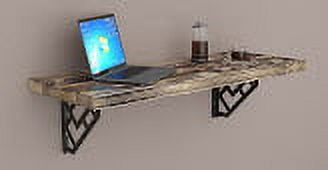 MCC Wall Mounted Desk Bar Table for Small Spaces Kitchen Counter, Laundry Shelf, Computer Workbench for Wall, Dining Tables and Free Spirit Level Gift