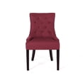 thumbnail image 5 of Glavbiku Modern Fabric Tufted Dining Chairs,Accent Chairs for Living Dining Room,Set of 2,Beige, 5 of 12