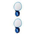 thumbnail image 2 of Eigraketly Espejos retrovisores para manillar de bicicleta de 3 colores, espejo retrovisor para ciclismo MTB, mango de silicona para bicicleta, espejo Azul 2piezas, 2 of 5