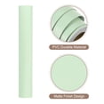 thumbnail image 3 of Uxcell Papel Tapiz Autoadhesivo y Despegable Papel Contacto Color Sólido Vinilo Papel de Pared Decorativo Verde Claro 118" x 15.7", 3 of 7
