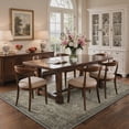 thumbnail image 2 of KUETH Modern 3x5 Area Rugs for Living Room, Non Slip Machine Washable Retro Rugs, Low Pile Chenille Print Rug for Bedroom, Dining Room, Home Office, 2 of 10
