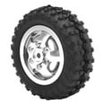 thumbnail image 4 of Rubber Tire, RC Anti-Skid Tires Excellent Durability Environmentally Friendly Non-slip Effect  for WPL D12 1/10 RC Trucks Black BL,Silver S,Red R, 4 of 7