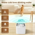 thumbnail image 7 of Cat Water Fountain, 4L Wireless Pet Fountain Stainless Steel  Automatic Water Dispenser Cat Water Fountains Indoors, 7 of 7
